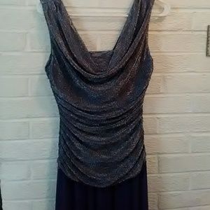 Semi-formal blue dress